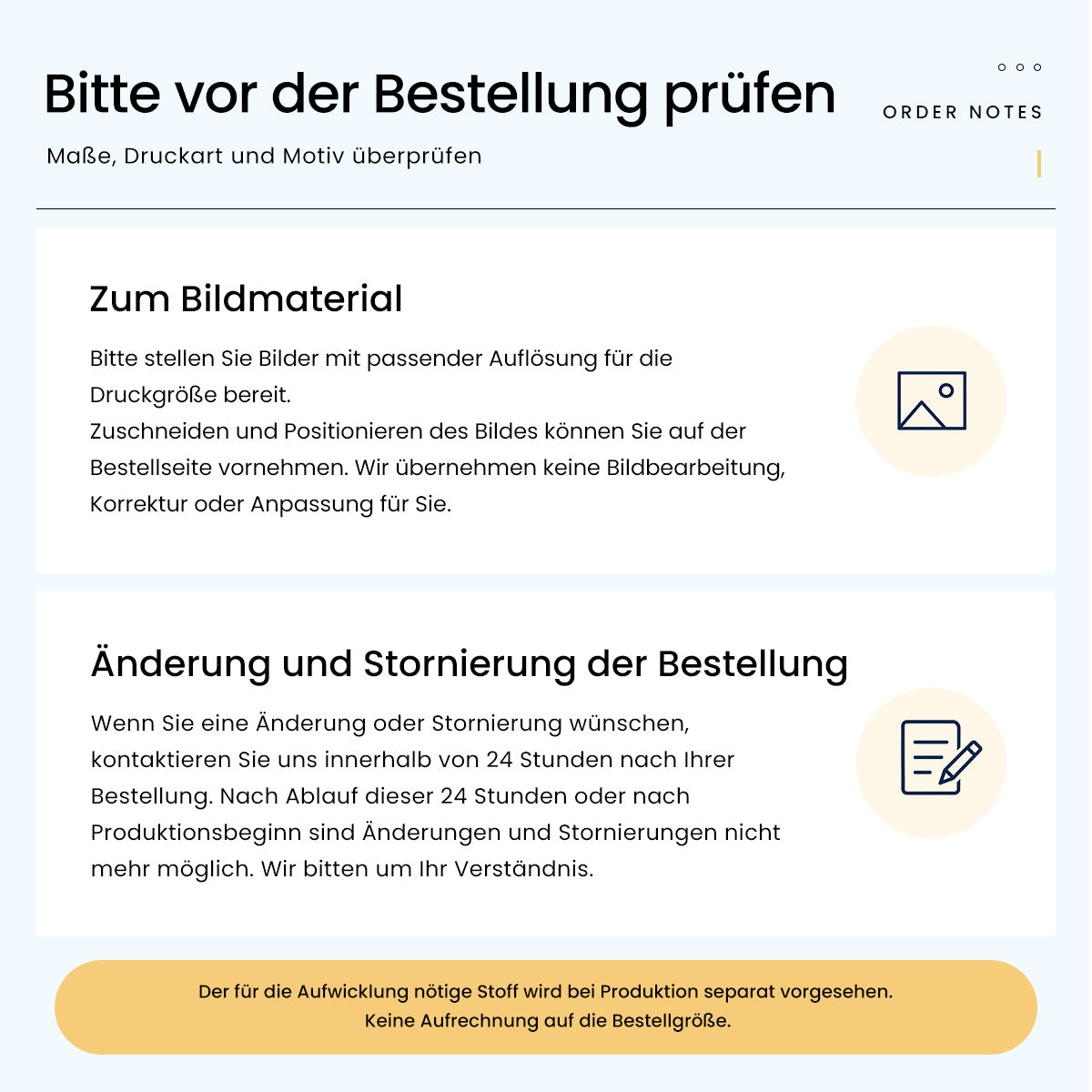 Fotorollo nach Maß mit austauschbarem Stoff