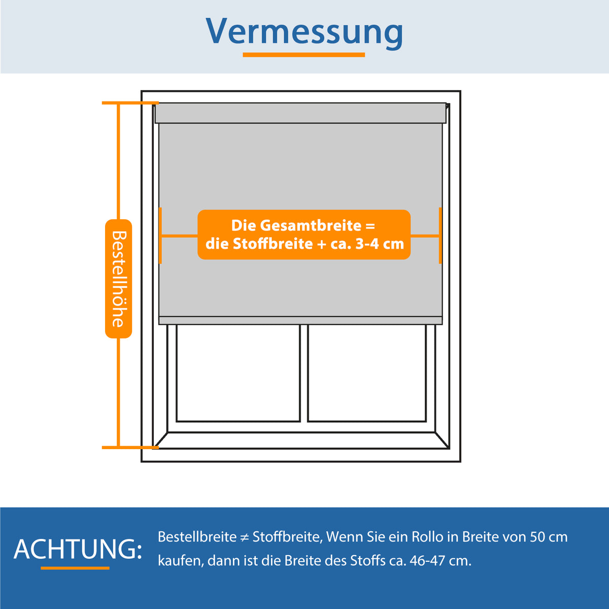 Elektrisches Akku-Rollo M130 nach Maß – lichtdurchlässig oder verdunkelnd